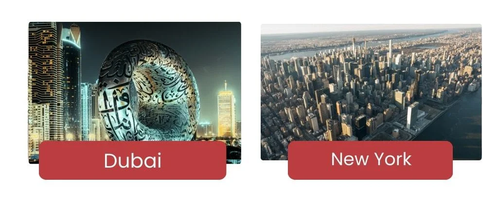 Dubai Apartment Prices vs New York