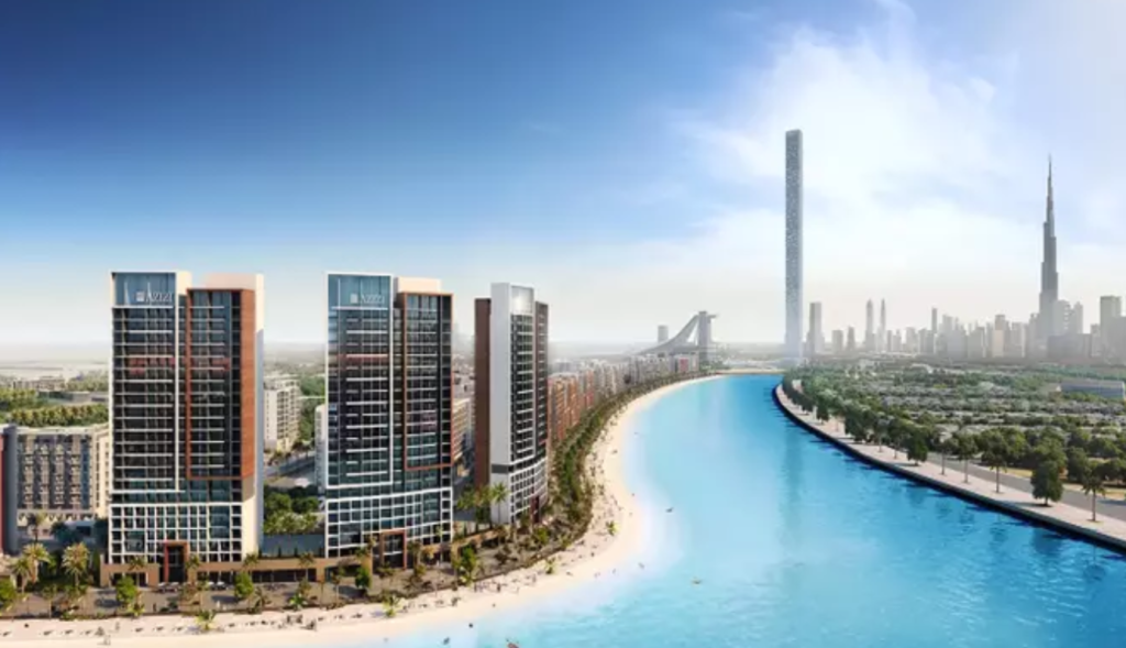Discover Azizi Riviera 56 by Azizi Developments at Meydan, MBR City, offering lagoon access, stylish apartments, flexible payment plans, and waterfront living in Dubai feaured
