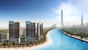 Discover Azizi Riviera 56 by Azizi Developments at Meydan, MBR City, offering lagoon access, stylish apartments, flexible payment plans, and waterfront living in Dubai feaured