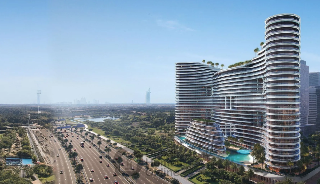 Binghatti Aquarise by Binghatti Developers at Business Bay Modern Apartments Featured