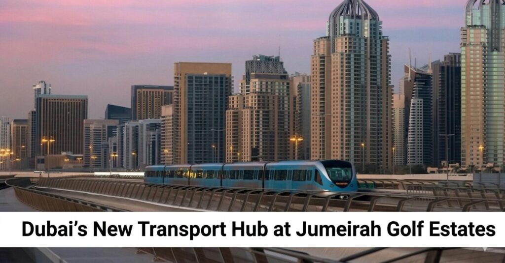 Dubai’s New Transport Hub at Jumeirah Golf Estates Featured