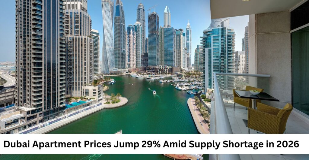 Dubai Apartment Prices Jump 29% Amid Supply Shortage in 2026 Featured