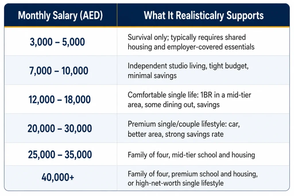 How Much Salary Do You Need to Live in Dubai