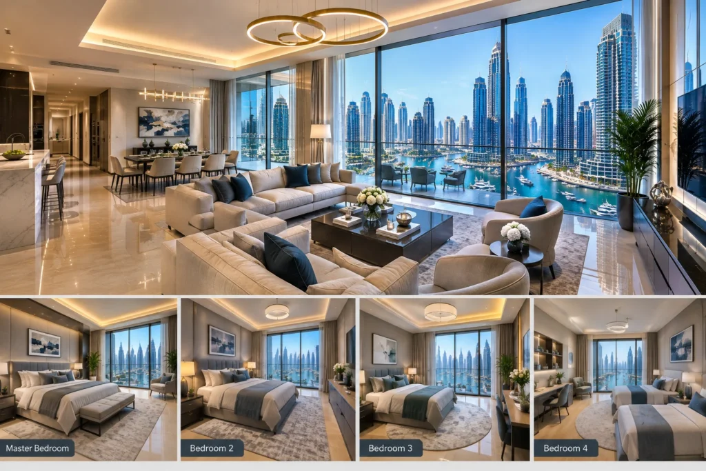 4 Bedroom Apartments for Sale in Dubai Marina