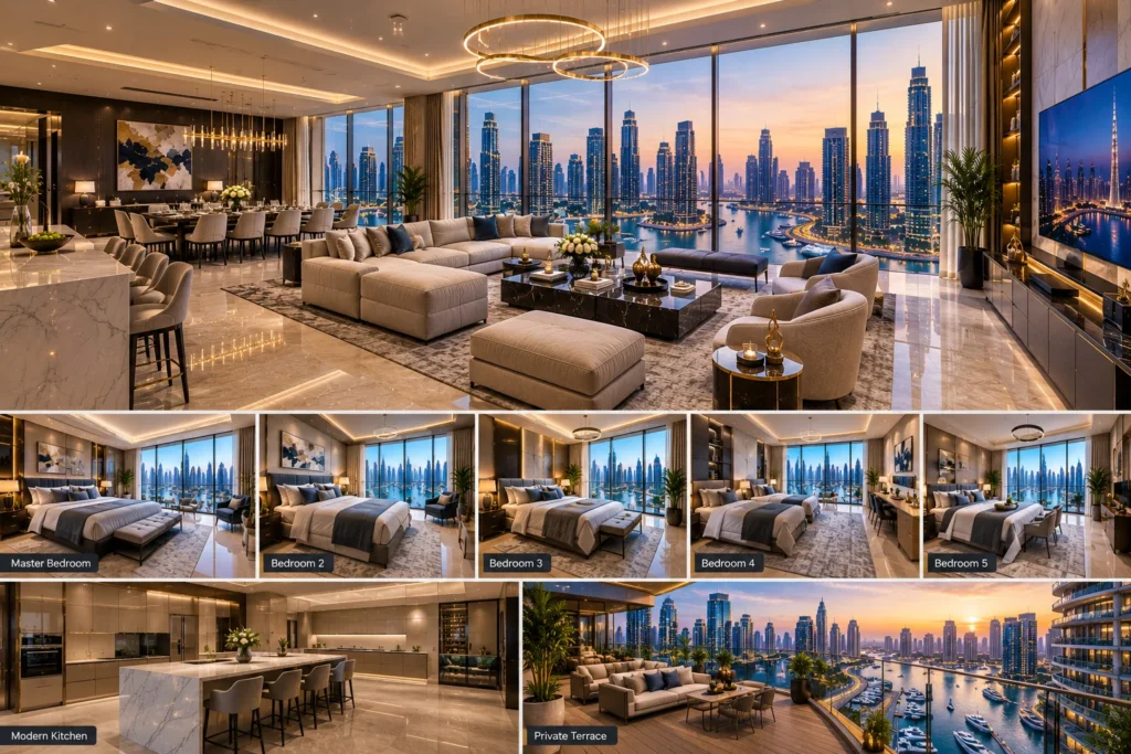 5 Bedroom Apartments for Sale in Dubai Marina